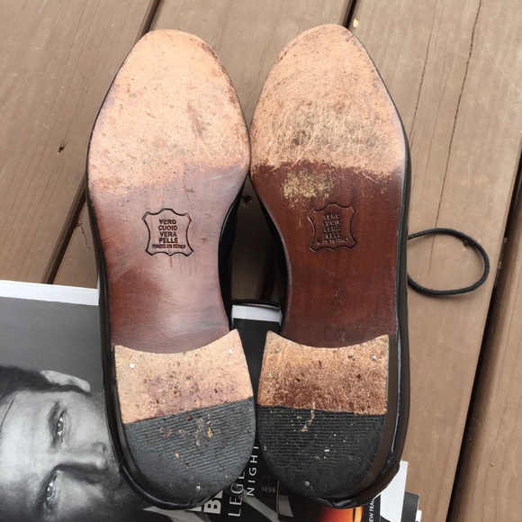 Vero Cuoio leather Oxford Brogue Toe Dress Shoes - Picture 6 of 7